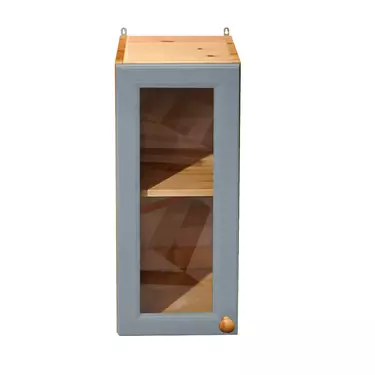 Шкаф настенный с полкой Грей со стеклом, арт. 231