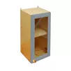 Шкаф настенный с полкой Грей со стеклом, арт. 231