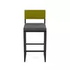 Барный стул Барнс-65 AL 301S grey lunar/kiwi/черный