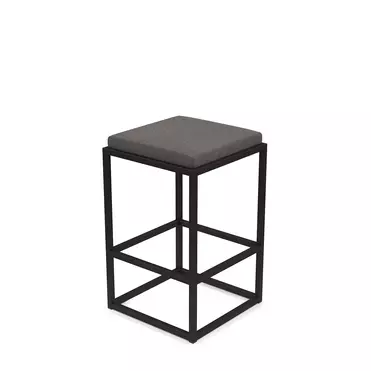 Барный стул Верм-65 AL 302S grey lunar/черный