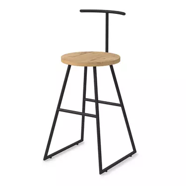 Барный стул Сканди-65 хард AL 306S teakwood/черный