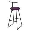Барный стул Сканди-75 софт AL 307 ткань violet/черный