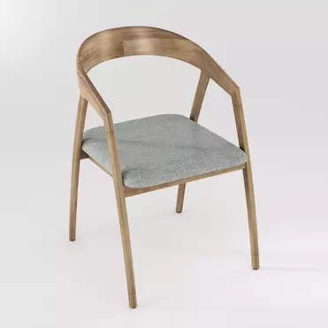 Стул Бридж AL 102 орех натуральный/ткань лайт-грей