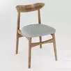Стул Джеро AL 104 орех натуральный/ткань лайт-грей