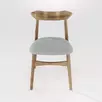 Стул Джеро AL 104 орех натуральный/ткань лайт-грей