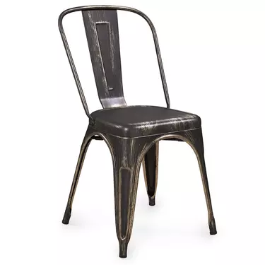 Стул металлический Bistro Vintage AL 402 MA черный античный