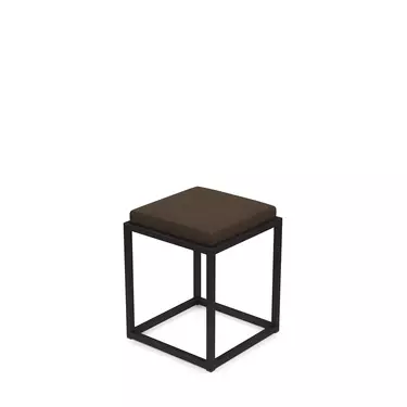 Табурет Верм-46 AL 303 brauni/черный