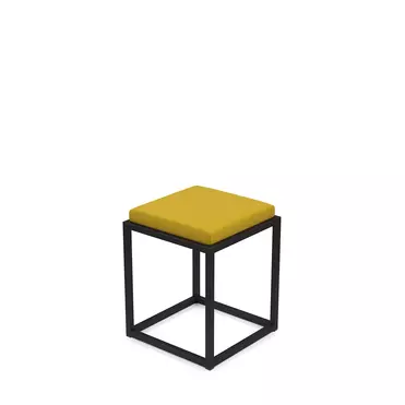 Табурет Верм-46 AL 303 ricco/черный