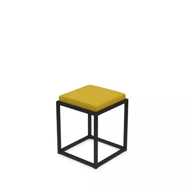 Табурет Верм-46 AL 303 ricco/черный