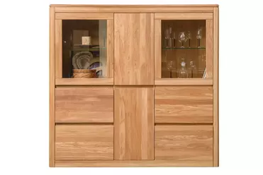 Шкаф с витриной "Лозанна 3 Люкс"