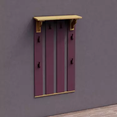 Вешалка для одежды Армо, 6 крючков, арт. 16.3.10