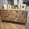 Комод "Berber" с двумя дверками и ящиками (под дерево)