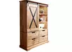 Шкаф с витриной "Рэйлвэй V1"  