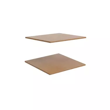 Полки встраиваемые для шкафов Бридж (упаковка из 2х штук) браун