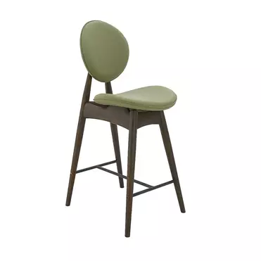 Стул Анастасия Комфорт плюс полубарный без подлокотников (кожа)