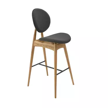 Стул Анастасия Комфорт плюс барный без подлокотников (кожа)