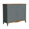 Комод буфета из дерева Пенни серый 7046/антик 24