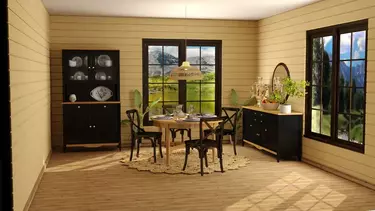 Гостиная Пенни блэк/антик 24