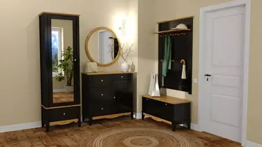 Прихожая Пенни блэк/антик