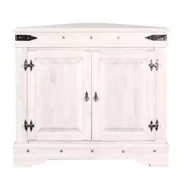 Тумба Викинг 02 угловая (белый)