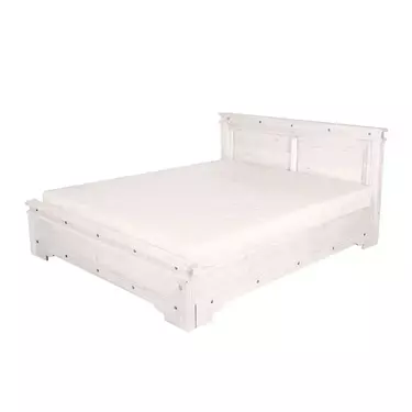 Кровать Викинг 160*200 (белый) с низкой спинкой