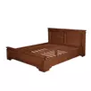 Кровать Викинг 180*200 (орех) с низкой спинкой
