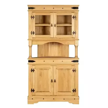 Буфет Викинг 02 угловой (бейц старение)