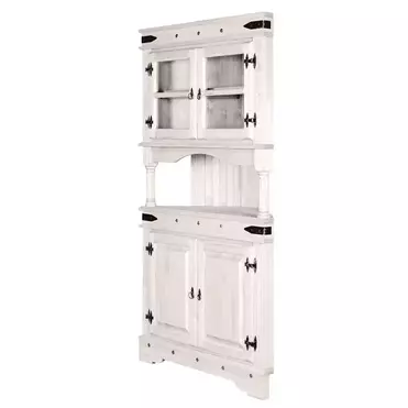 Буфет Викинг 02 угловой (белый)