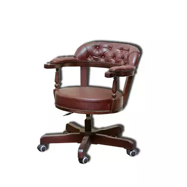 Кресло Лионне - Люкс натур. кожа с механизмом на колесах