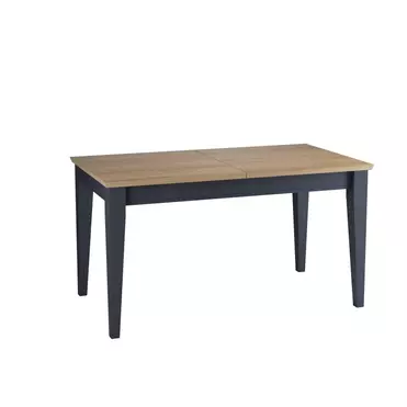 Стол обеденный Форест 160 со вставкой серый 7012/бейц-масло