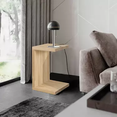 Стол приставной "Соно", дуб отбеленный (выставочный образец)