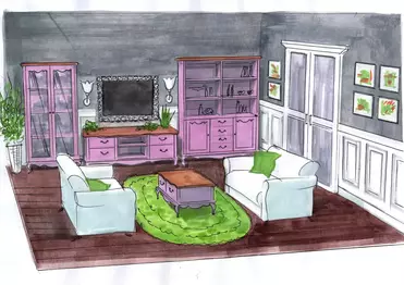 Гостиная Леонтина