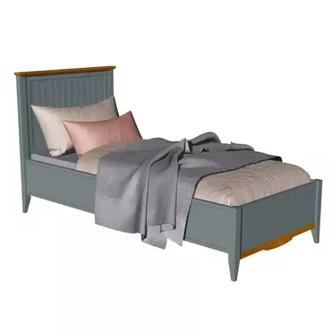 Кровать Пенни 90 серый/антик (выставочный образец)