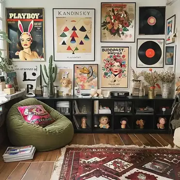  Постеры в интерьере: искусство выражать себя через стены. 