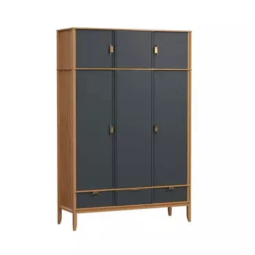 Антресоль 3х дверного шкафа Бридж браун/серый 7012