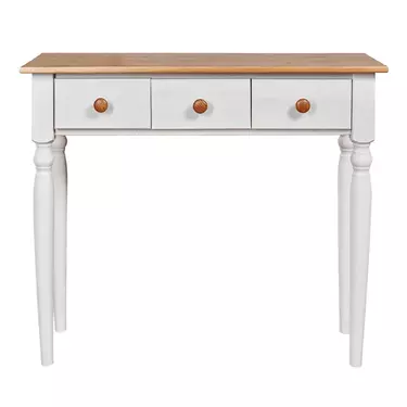 Стол Консолеа туалетный белый воск/антик (выставочный образец)