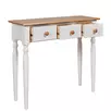 Стол Консолеа туалетный белый воск/антик (выставочный образец)