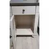 Тумба Бейли прикроватная белый воск/антрацит (выставочный образец)