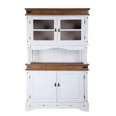 Буфет Викинг 01 (белый/антик)