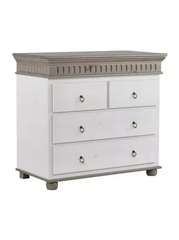 Комод с 4 ящ. "Хельсинки" 22 серый (выставочный образец)