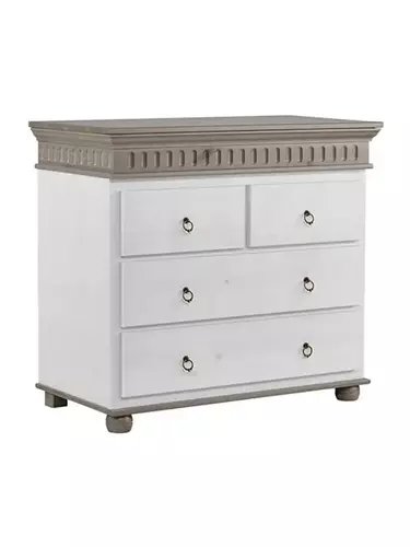 Комод с 4 ящ. "Хельсинки" 22 серый (выставочный образец)