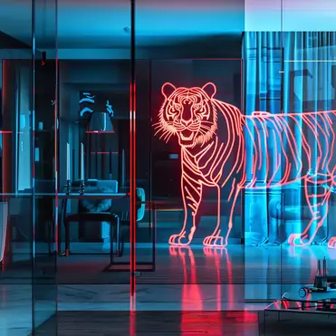  Стиль киберпанк в интерьере: будущее уже наступило. 