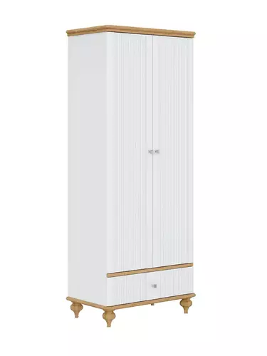 Шкаф "Рандеву" 21  ( белый лак-антик 24  )     