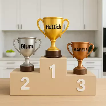 Hettich, Blum или Hafele — кто лучший? Сравниваем 3-х лидеров рынка.