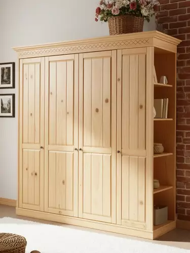 Шкаф  Дания 4-х дверный № 2 стеллаж справа (выставочный образец)