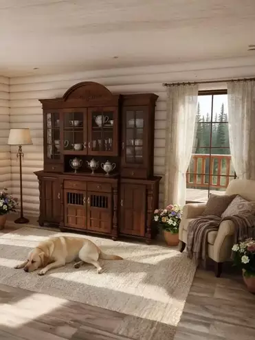 Сервант Валенсия 2-73  сосна