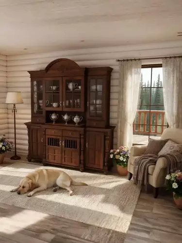 Сервант Валенсия 2-73  сосна