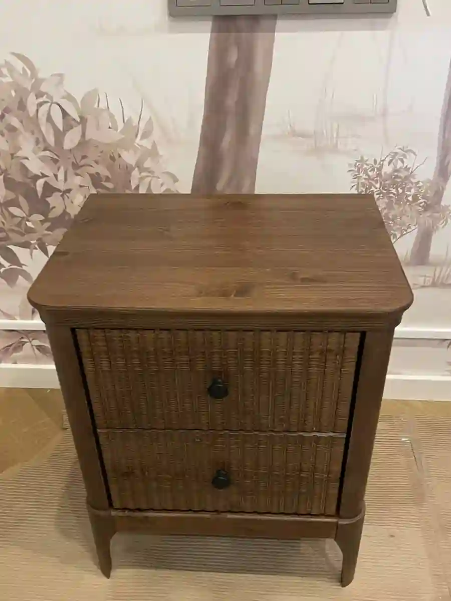 Тумба из дерева 2 ящика Грета №2-140