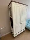 Шкаф 2 створчатый белый    2-ств Грета №3-140