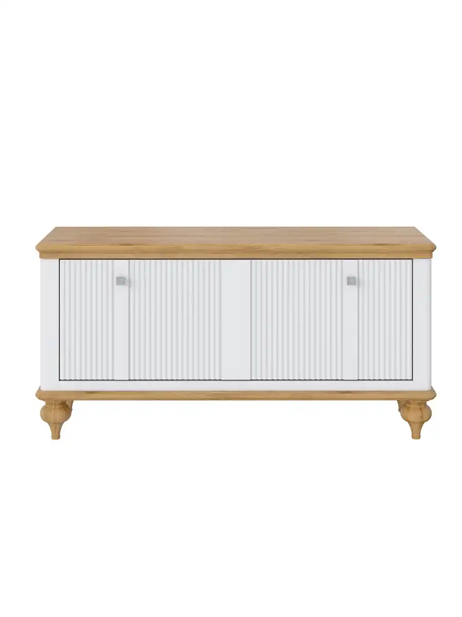 Тумба под обувь «Рандеву» 10 (белый лак/антик 24)